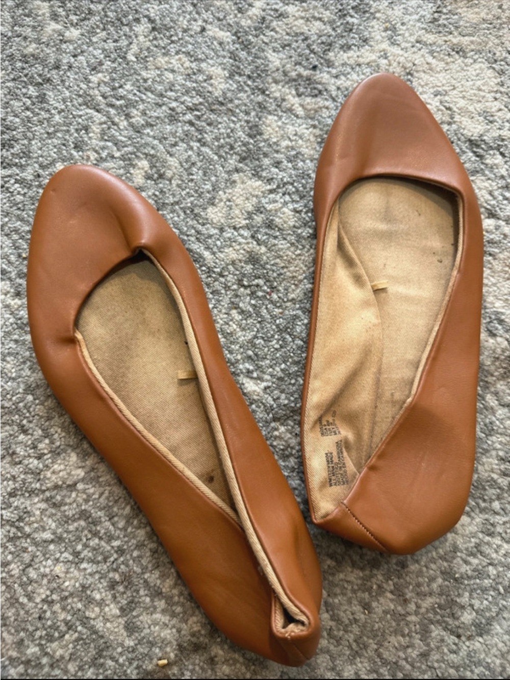 Women's Classic Tan Foldable Ballet Flats